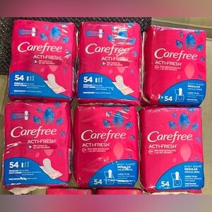 324 Carefree Acti-Fresh Liners Lot of 6 packages of 54 count each